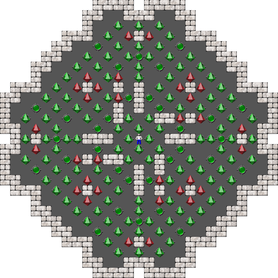 Sokoban Sasquatch 07 Arranged level 114